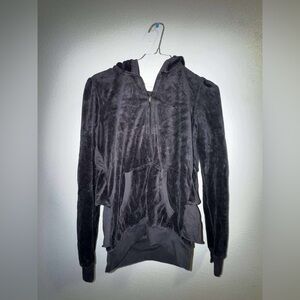 Juicy Couture Black Velour Hoodie